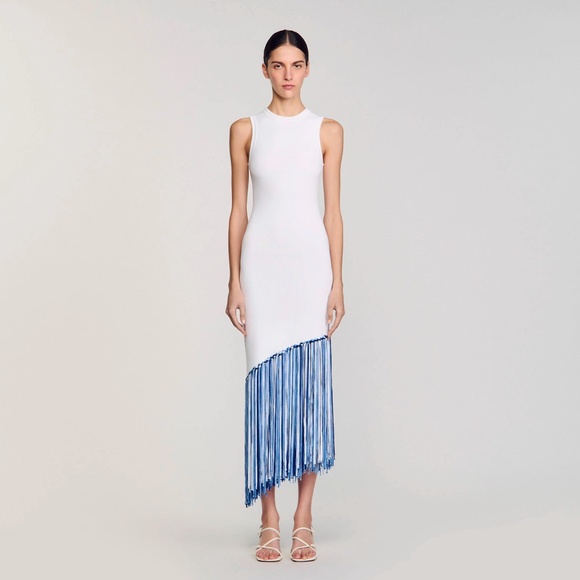 Soline Fringed Maxi Dress - Picture 1 of 9